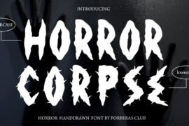 Horror Corpse Font