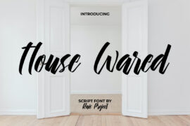 House Wared Demo Font