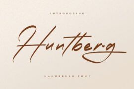 Huntberg Font