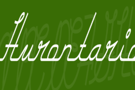 Hurontario Font
