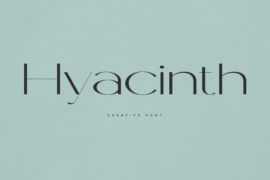 Hyacinth Font