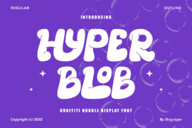 Hyper Blob Font Family