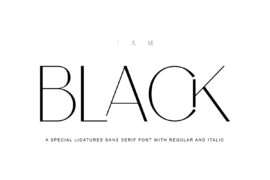 IAM BLACK Font