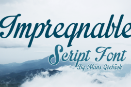 Impregnable Personal Use Only Font