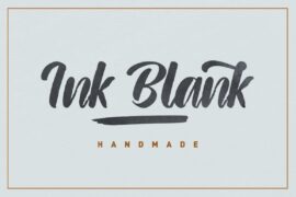 Ink Blank Font Family