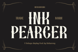 Ink Pearcer Font