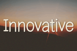 Innovative Font