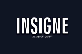 Insigne Display Font