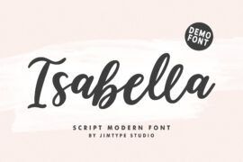 Isabella DEMO Font