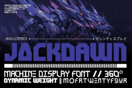 Jackdawn Demo Font