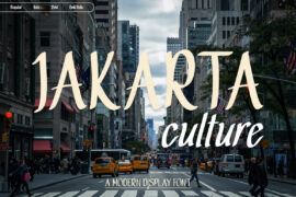 Jakarta Culture Font Family