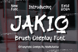 JAKIO Font