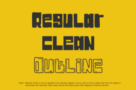 Jakusty Clean Font