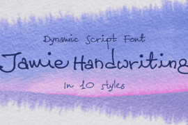 Jamie Handwriting PERSONAL USE Font Family