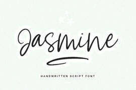 Jasmine Handwritten Script Font