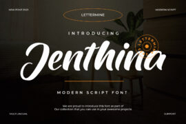 Jenthina Demo Font