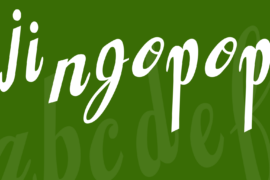 Jingopop Font