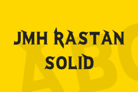 JMH Rastan Solid Font
