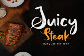 Juicy Steak Font