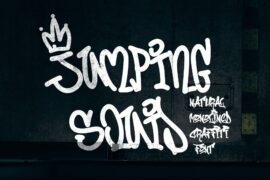 Jumping Squid Font