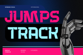 Jumps Track – Demo Version Font