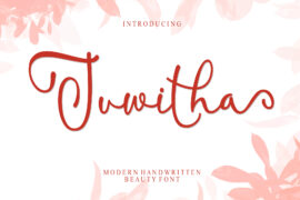 Juwitha – Personal Use Font