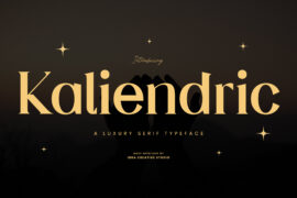 Kaliendric Personal Use Font