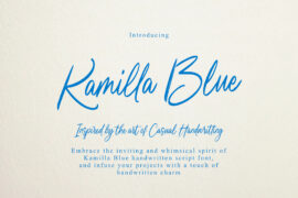 Kamilla Blue Font