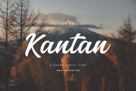 Kantan-Demo Font Font