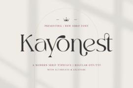 Kayonest Free Trial Font