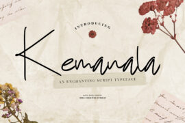 Kemanala Personal Use Font