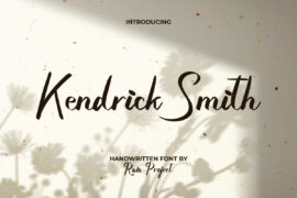 Kendrick Smith Demo Font