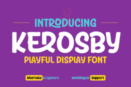 KEROSBY Trial Font