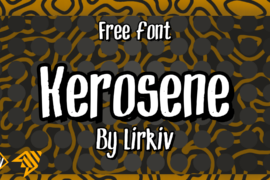 kerosene Font