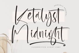 Ketalyst Midnight DEMO VERSION Font Family
