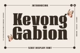 Kevong Gabiontrial Font