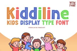 Kiddiline Font