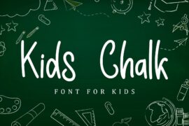 Kids Chalk – Personal Use Font