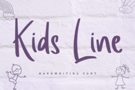 Kids Line – Personal Use Font