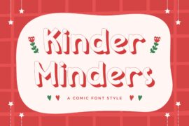 Kinder Minders Font