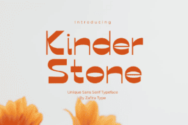 Kinder Stone Font
