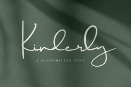 Kinderly Personal Use Only Font