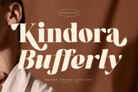 Kindora Bufferly DEMO VERSION Font Family