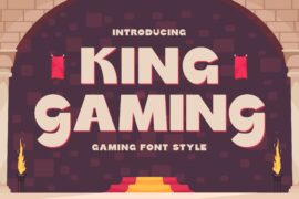 King Gaming Free Trial Font