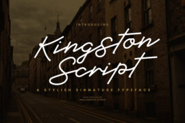 Kingston Script Font