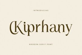 Kiprhany DEMO VERSION Font Family