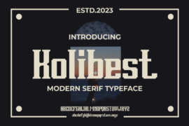 Kolibest Font