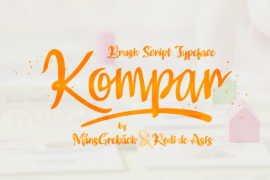 Kompar Black PERSONAL USE ONLY Font