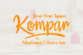 Kompar Thin PERSONAL USE ONLY Font