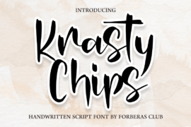 Krasty Chips Demo Font